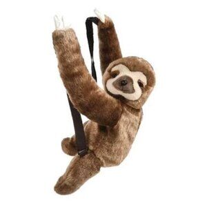 Adventure Planet Plush Animal Childrens Travel and Backpack Bag - Sloth